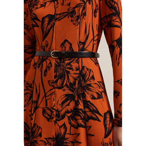 Phase Eight Krissy Floral Piped Midi Dress